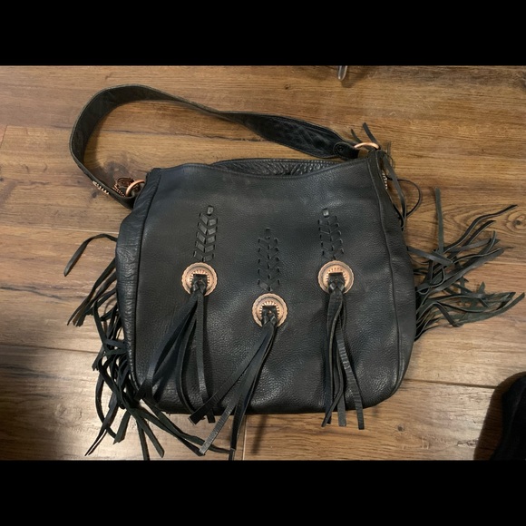 Black fringe American west purse - Picture 3 of 5